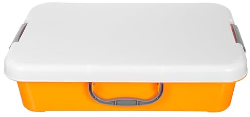 BESTonZON Bac à Sable avec Couvercle Boîte De Rangement pour Jouets Portable Et Sécurisé pour Garçon Fille pour Jeu Intérieur Et Extérieur