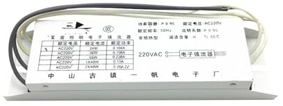 SXPXP Ballast électronique dédié Universel for Tube H 24 W, 36, 40, 55, redresseur for Lampe Fluorescente AC 220 V, 1 Sortie 2G11(36-55W Universal)