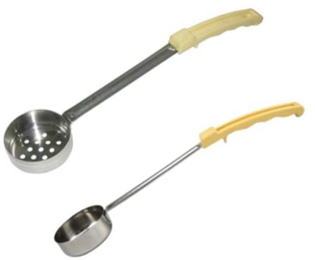 Fegtrtyoa Stainless Steel Pizza Sauce Spoon Pizza Spread Ladle Serving Spoon with Long Handle Kitchen Baking Tool 3 Ounce