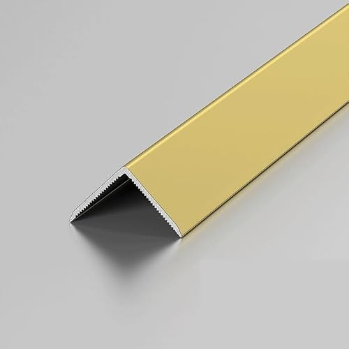 Kakelklipp, L-formad hörnremsa, aluminiumtröskelremsor, övergångsremsor, hörnskydd, golvkanter fogning – 100 cm