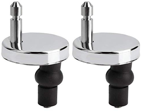 2Pcs Charnière Abattant WC 55mm Universel Remplacement/rechange, Convient aux tous abattants Montage rapide