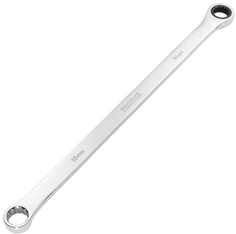 Draper 27777 HI-TORQ Metric Extra-Long Double Ring Ratchet Spanner, 19mm