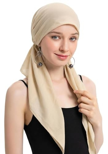 ZLYC Damen Chemo Turban Mütze Headwraps Leichte Beanie Hut