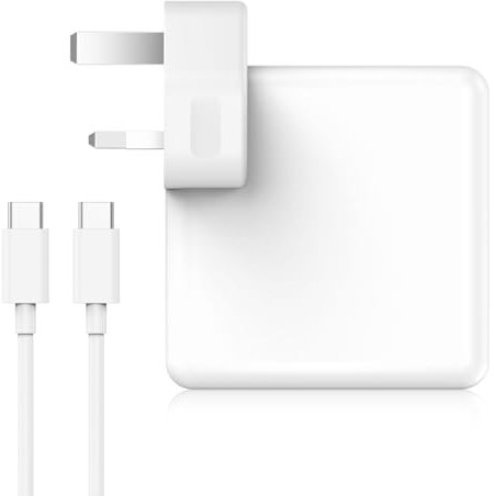 Macbook Air Charger, YSSTKFD 61W USB-C PD Fast Macbook Charger, Compatible with Macbook Air 2018-2021, Macbook Pro 13 inch, iPad Pro, Lenovo, Samsung, Acer, ASUS, HP and More (2.0m Cable Included)