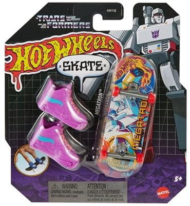 Hot Wheels Skate Transformers Megatron Finger Skateboard
