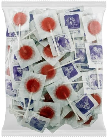 Caramelos Cerdán - Piruleta Redonda Sabor CerezanSemana Santa - 100 uds