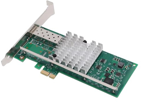 Sxhlseller 10 GB PCIE X1 nätverkskort, SFP-fiberEthernet-adapter med 82599EN-chip, för WindowsLinux VMware Server CentOSUbuntu FreeBSD