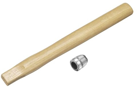 sourcing map Wood Sledge Hammer Handle 13.8 Hammer Wooden Replacement Handles with Round Wedges for 2lb Round Octagonal Head Decking Framing Carpentry Construction DIY Sledge Axe Tools
