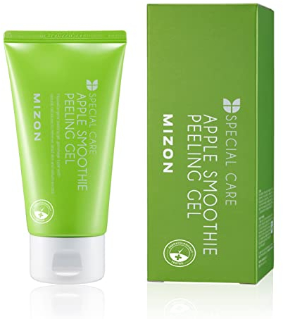[MIZON] APPLE SMOOTHIE PEELING GEL (120ml) Korean Skincare - Exfoliating Gel with Apple Extract - Softens & Firms - Skin Tone Correction - Hydration - Sebum Control