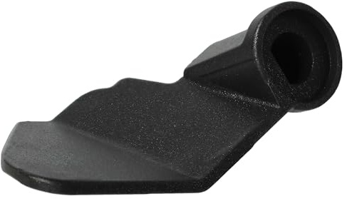 vhbw Knethaken kompatibel mit Clatronic BBA3505 | BBA3364 Brotbackautomat - Rührhaken, 6,5 x 3,8 cm, Aluminiumlegierung Schwarz
