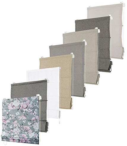 Estor plegable, 12 tamaños, 8 colores (blanco, 160 x 175 cm)