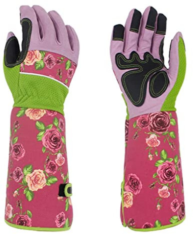 Gartenhandschuhe Durable lange Beschneidung Gartenhandschuhe Punktionsresistent Arbeitshof Handschuh Hände Protector Wasserdichte Trimmen Gartenarbeit Handschuh Arbeitshandschuhe ( Color : A 37x15cm )