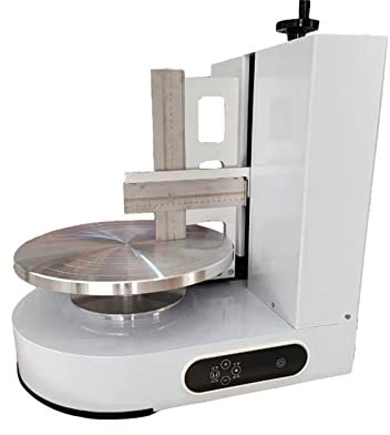 Outils de cuisson de gâteau d'anniversaire Machine de lissage automatique d'épandeur de décoration de crème Pain Cake Cream Spreading Machine de remplissage de revêtement électrique (Color : 110V)