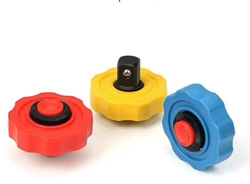 WINTOWIN 1/4 3/8 1/2 Drive Thumbwheel Ratchet Set,72 Tooth Finger Ratchet,Palm Ratchet Wrench 3pcs