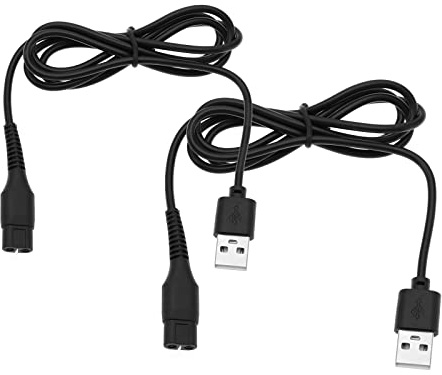 Lot de 2pcs Câbles de Charge USB pour Aspirateur de Fenêtre Compatible avec Karcher WV1/ WV1 Plus/ WV2/ WV5/ WV5 Premium/ WV60 USB Câble d'alimentation du Chargeur