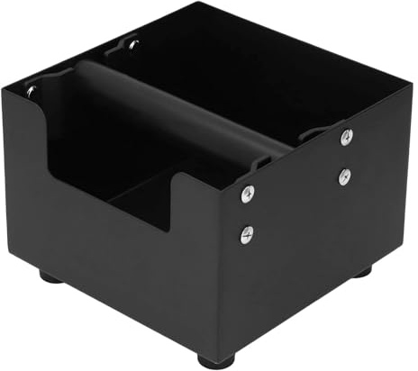 Knock Box en Inox, Boite à Café Knock Box avec Barre de Frappe Revêtue de Silicone, Poubelle de Table à Café, Boite a Marc de Cafe pour la Collecte et le Recyclage du Marc de Café des Restaurants