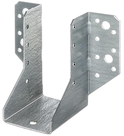 Alberts 820114 Zapata de viga tipo A, galvanizada sendzimir, 50 x 105 mm, Juego de 25