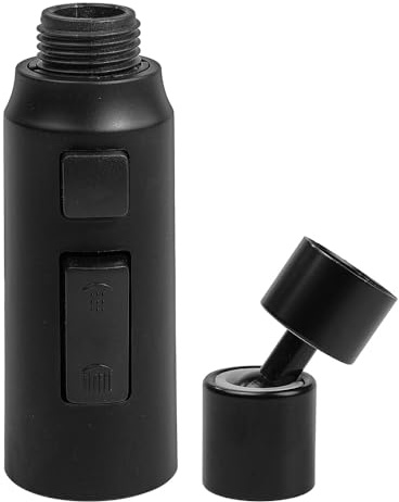 Tiardey Adattatore per spruzzatore da Cucina, aeratore per Rubinetto di Ricambio, con 3 modalità, prolunga Girevole a 360° per lavello da Cucina
