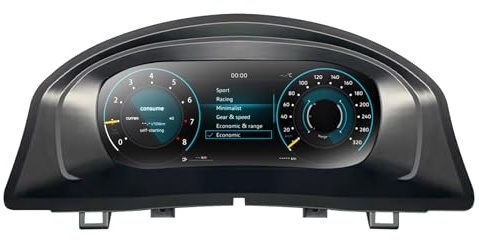 Digitales Armaturenbrett, Ersatz-Instrumententafelanzeigen für Autos, Ersatz-Tachometer-Kombiinstrument für Golf 5 Baujahre 2004-2008, digitaler Kombiinstrument-Tachometer – 12,3 Zoll
