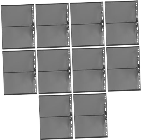 SEWACC 10pcs Stamp Collecting Album Double-sided Pvc Pages Lightweight Stamp Storage Pockets