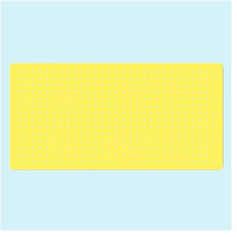 Étagère de rangement murale en panneau perforé, panneaux muraux perforés, support de rangement mural, organisateur mural en métal pour bureau, jeux, maison (couleur : jaune, taille : 80 x 40