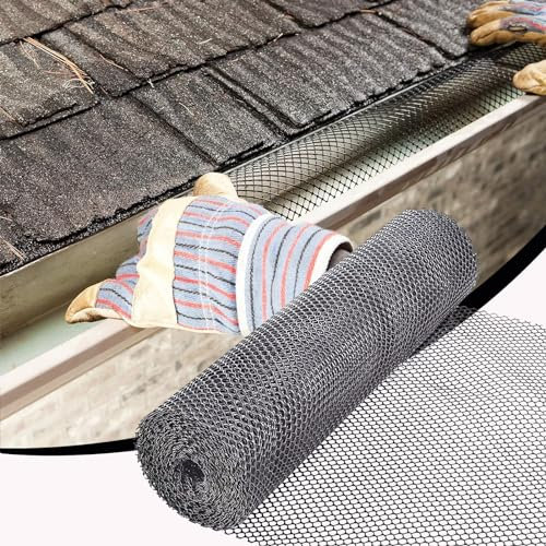 Red protectora para árboles, 0,5 m x 8 m, red de seguridad para balcón y jardín, protección para aves de corral y huertos, red gris con agujeros de 0,8 cm