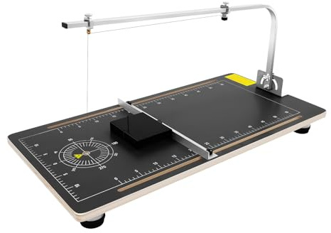 Hot Wire Styrofoam Cutter, 45° Adjustable Arm & Precise Temperature Control, Electric Styrofoam Cutter, Foam Cutting Table