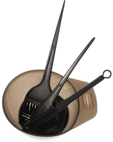 HAMPPLIES 1 uppsättning Hårfärgningsset med Blandningsskål och Borste Professionella Verktyg för DIY och Lättviktig och Hållbar Passar Alla Hårtyper för Hemmafärgning och Behandlingar