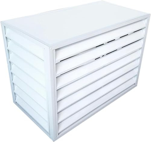 ,Mini Split-skydd, mini Split-enhetsskydd, mini Split AC-skydd, aluminiumskydd för luftkonditionering och värmepumpsskydd för utomhusenhet, skydd för Split-enhet, bord för utomhusluftkondit