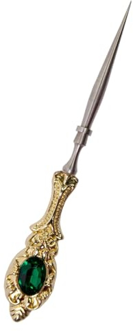 Vintage Leather Sewing Awl With Metal Handle Stainless Steel Sewing Awl For Leather Fabric Stitching And Puncturing Embroidery Tool