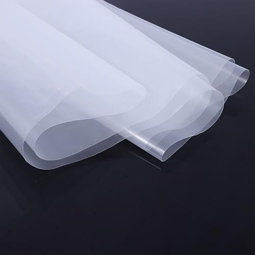 2M X 4M Plastic Sheeting, Heavy Duty Polythene Sheeting Thick Plastic Sheets Clear Garden Grow Cover for Greenhouse Agriculture Garden Painting Work