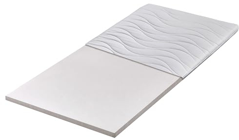 Betten-ABC Kaltschaumtopper, Matratzenauflage, Bezug waschbar, Gesamthöhe 7,0 cm, mittelhart, Größe: 90 x 220 cm