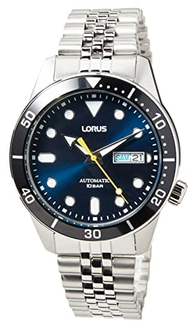 Lorus Men Analog Automatic Watch with Metal Strap RL449AX9
