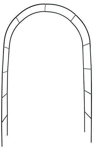 HUIKJI Outdoor Flower Garden Arch Trellis,Large Metal Garden Arch for Wedding Bridal Party Elegant Decorations & Garden Climbing Plants Vines