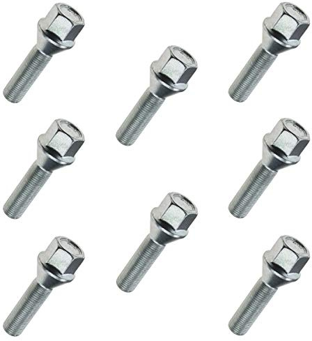 8X Radschrauben Radbolzen M12x1,25 45mm Kegelbund Kegel SW17 Längenauswahl
