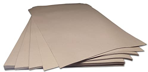 verpacking Schrenzpapier Bogen [Format 75 x 100 cm | 80 g/m²] Packpapier 1 kg | Einschlagpapier Füllmaterial Verpackungsmaterial Polsterpapier Einwickelpapier Verpackungsfüllstoff