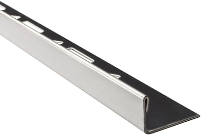 50x L-Profil Edelstahlschiene Fliesenprofil Fliesenschiene Edelstahl V2A L250cm 11mm glänzend