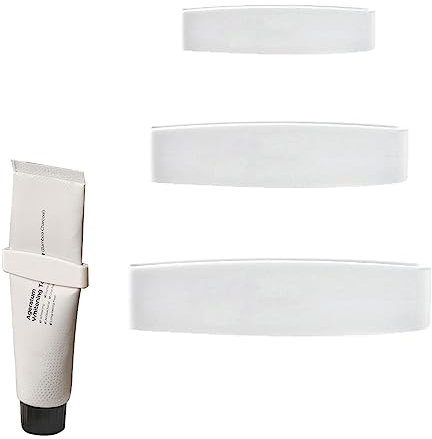 Fulenyi 3 presse-dentifrice à pince à dentifrice, presse-tube léger, clips pour stocker du dentifrice, nettoyant pour le visage, crèmes, couleur