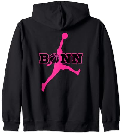 Bonn Basketball Fan Support Rheinland Stadion pink Kapuzenjacke
