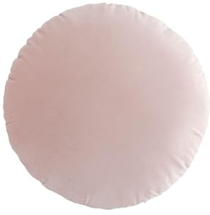 Fouriding Runde Wurfkissen 45CM,Weiche Runde Dutch Fleece Wurfkissen Kissen Bodenkissen für Wohnzimmer Sofa Bett Stuhl Boden Auto Couch Dekorativ (Rosa)