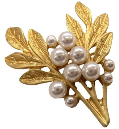 WOFASHPURET Broche Orchidée Alliage Fleur Incrustée Imitation Élégante Et Pratique Pour Femme
