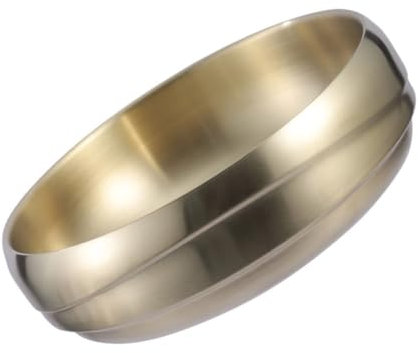 PRETYZOOM Ciotola in Acciaio Inox Doppio Strato Contenitore Per Alimenti Per Insalate e Noodles Resistente Al Calore Leggero e Pratico Per Uso Casalingo o Esterno