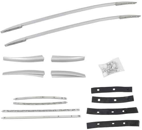 SQRHDF Portapacchi Barre Tetto per Nissan per Qashqai J11 2016-2021 1 Set Accessori Auto Portapacchi Carrello Top Rail Cross Strip Bar Portapacchi Auto Barre Portatutto