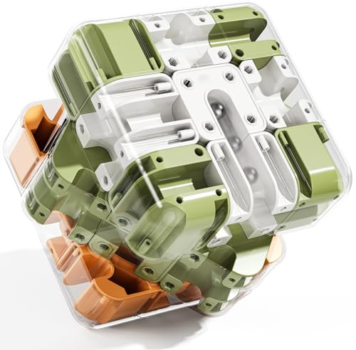 JUKUDAHU 3D Labyrinth Puzzle Zauberwürfel für Kinder 8-12 Jahre | 3D Puzzle, STEM Spielzeug, Geburtstagsgeschenk, Für Erwachsene und Kinder ab 8, 9 Jahren, Jungen