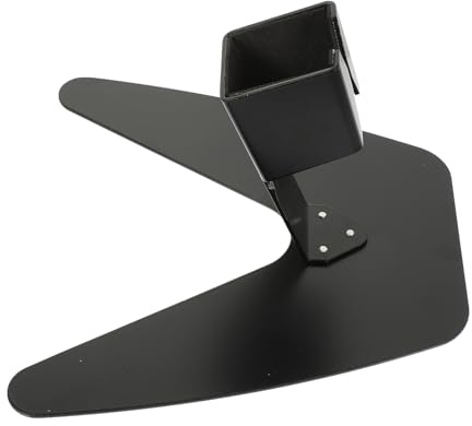 Gatuida Soporte sin Rebabas Portátil de Hierro Negro Diseño Concavo para Instrumentos de Viento Digitales para Exhibición y Uso Hogar