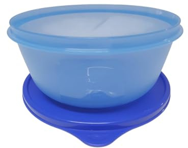 Tupperware Sommer Drops Schüssel mit Deckel auslaufsicher Peng Hefeteig luftdicht Hitparade Frischedrops Clarissa Frischhaltedose 1,5 Liter 1500ml blau