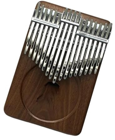 Professionelle Kalimba Chromatisches Kalimba-Doppeldeck Mit 34 Tasten In Der Tonart C Tragbares Instrument Aus Schwarzem Walnussholz