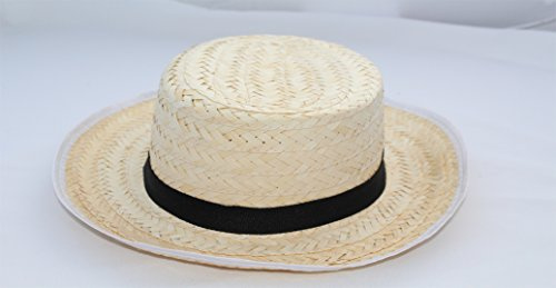 KarnevalsTeufel.de Strohhut Größe ca. 58 cm, Sommer, Sonne, Sonnenschein