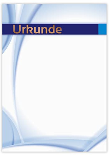 Designpapier Urkunde 09 Bronzeprägung DP878 – 12 Blatt Briefpapier – Vordruck, selbst beschriften, 3. Platz, Sporturkunde, Ehrenurkunde, Zertifikat – Nur für Inkjetdrucker – Druckerpapier A4 190g/m²