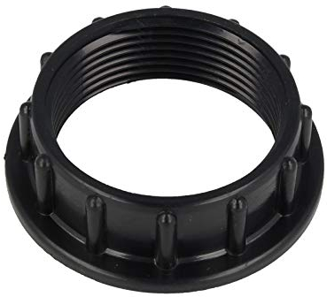 tecuro Gegenmutter/Kontermutter mit Innengewinde 1 1/2 Zoll Bund Ø 65 mm aus Polypropylen Druckbeständig bis 6 bar